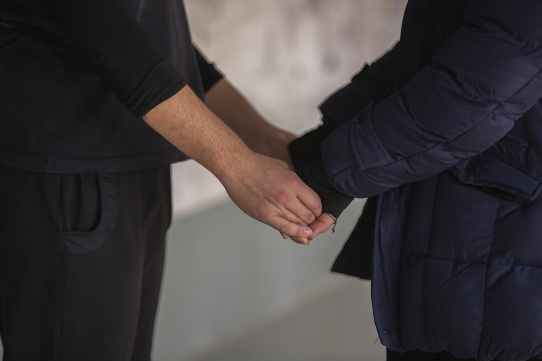 Two business people shaking hands after a meeting